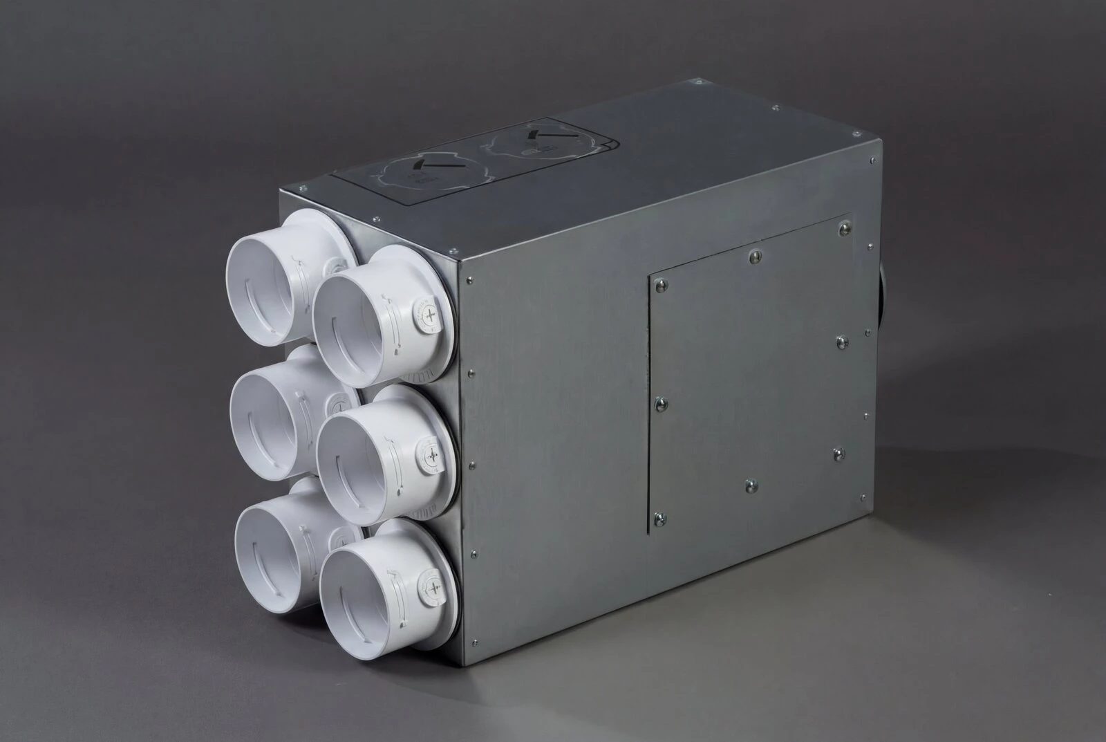 Воздухораспределительная коробка на 6 рег. выводов VentyFlex VFL pVK-6-75-125