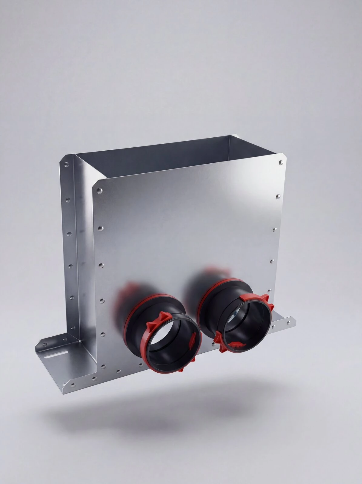 Пленум напольный на два выхода VentyFlex VFL RPF-300х100/75х2